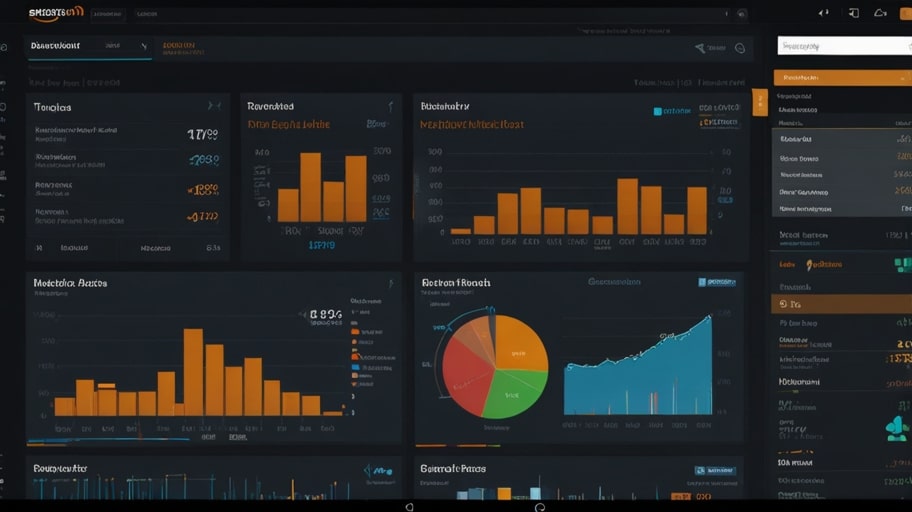 Amazon Business dashboard displaying procurement tools, product categories, and analytics for B2B purchasing.